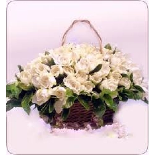 Large Basket with Jasmines